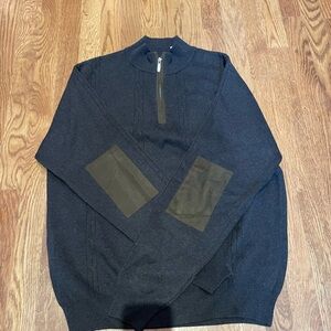 Alex Cannon brown sweater with elbow pads